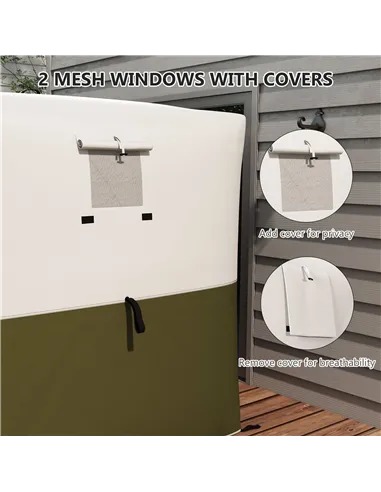 Outsunny 2 x 2m Pop-Up Gazebo, with Accessories - Green