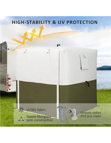 Outsunny 2 x 2m Pop-Up Gazebo, with Accessories - Green