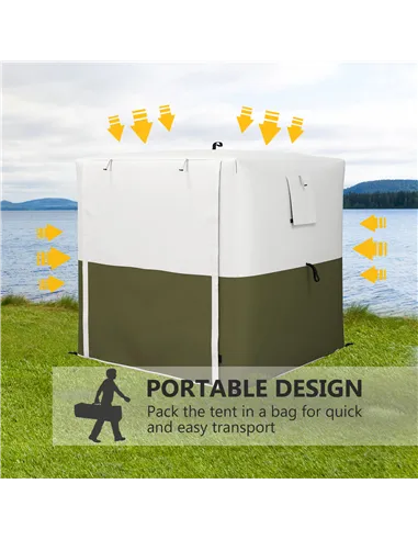 Outsunny 2 x 2m Pop-Up Gazebo, with Accessories - Green