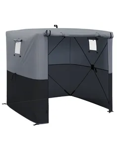 Outsunny 2 x 2m Pop-Up Gazebo, with Accessories - Black
