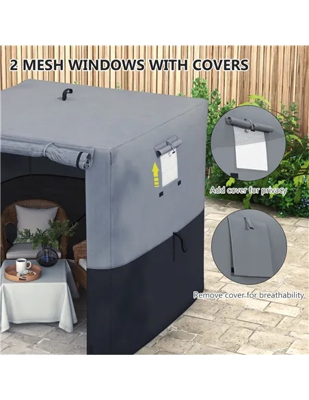 Outsunny 2 x 2m Pop-Up Gazebo, with Accessories - Black