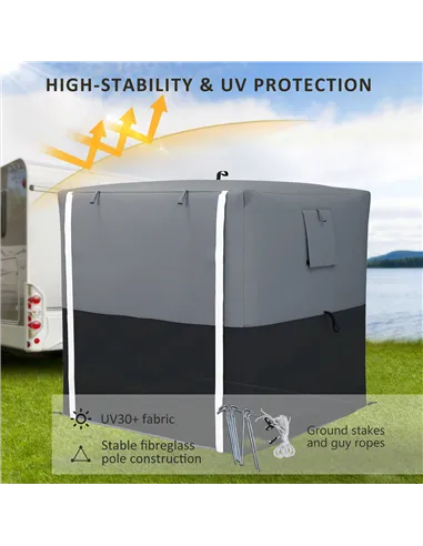 Outsunny 2 x 2m Pop-Up Gazebo, with Accessories - Black