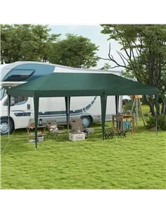 Outsunny 6 x 3 m Pop-Up Steel Frame Gazebo - Green 2