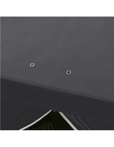 Outsunny Outsunny 3 x 6 m Garden Pop Up Gazebo, Wedding Party Tent Marquee, Water Resistant Awning Canopy with Sidewalls, Window