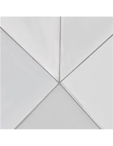 Outsunny 6 x 3 m Party Tent Wedding Gazebo Outdoor Waterproof PE Canopy Shade with 6 Removable Side Walls