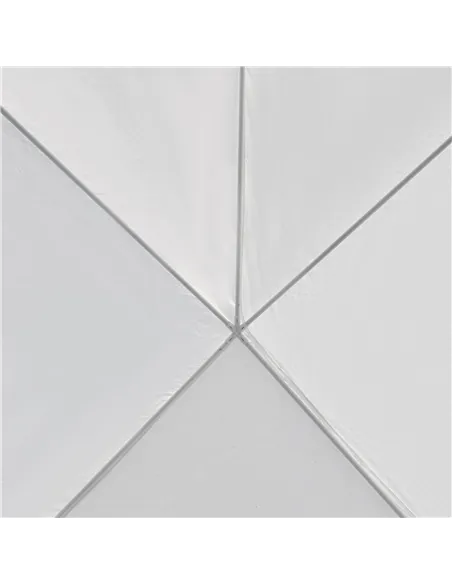 Outsunny 6 x 3 m Party Tent Wedding Gazebo Outdoor Waterproof PE Canopy Shade with 6 Removable Side Walls