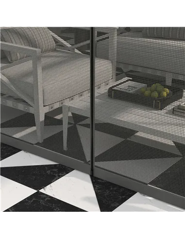 Outsunny 4 x 3m Aluminium Frame Hard Gazebo, with Accessories - Brown