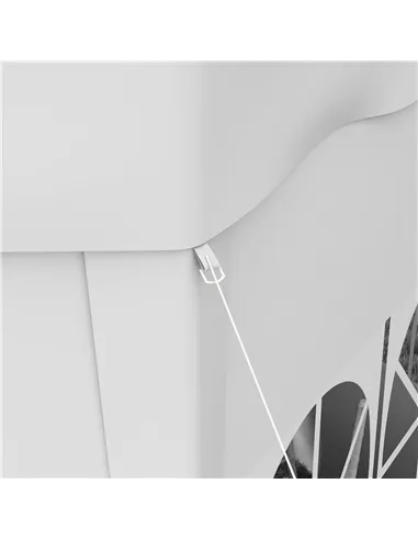 Outsunny 4 m Party Tent Wedding Gazebo Outdoor Waterproof PE Canopy Shade with 6 Removable Side Walls