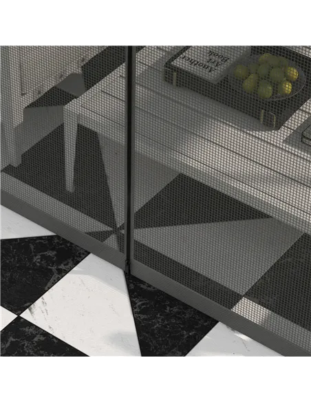 Outsunny 4 x 3m Aluminium Frame Hard Gazebo, with Accessories - Black