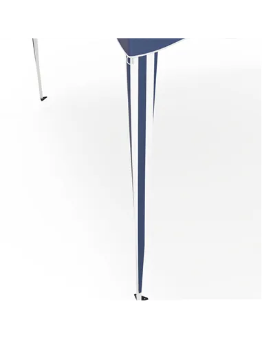 Outsunny 3 x 3cm Adjustable Height Pop-Up Gazebo, with Bag - Blue