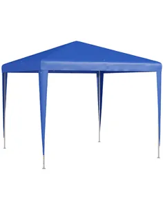 Outsunny 2.7m x 2.7m Garden Gazebo Marquee Party Tent Wedding Canopy Outdoor(Blue)
