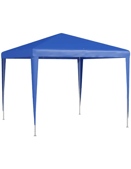 Outsunny 2.7m x 2.7m Garden Gazebo Marquee Party Tent Wedding Canopy Outdoor(Blue)