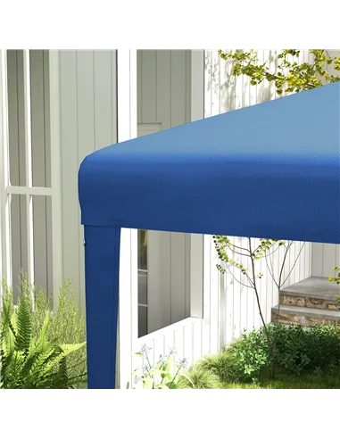 Outsunny 2.7m x 2.7m Garden Gazebo Marquee Party Tent Wedding Canopy Outdoor(Blue)