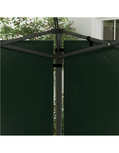 Outsunny Set of Two 3 x 3m Gazebo Frame Replacement Walls - Green