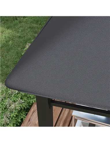 Outsunny 3x3(m) Outdoor Gazebo Garden Gazebo Pavilion Sunshade Canopy Tent with Steel Frame, Grey