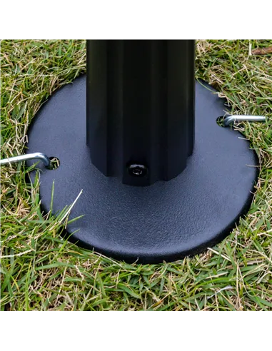 Outsunny 3 x 4m Aluminium Garden Gazebo, Marquee Canopy Shelter Pavilion Party Tent with Nets and Curtains for Garden and Deck, 