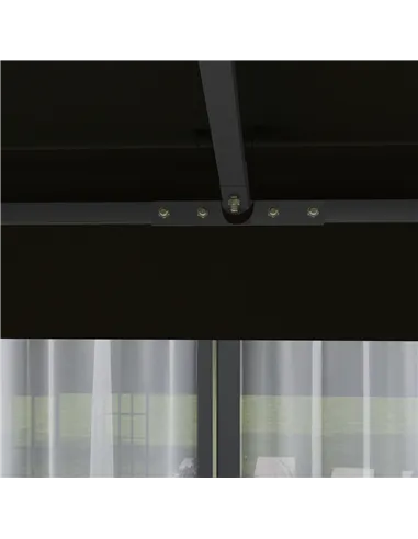 Outsunny 3 x 3(m) Gazebo Frame Replacement - Black