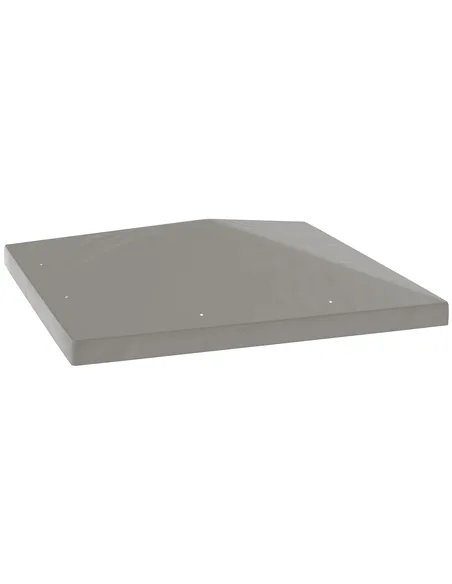 Outsunny 3 x 3(m) Gazebo Frame Replacement - Grey