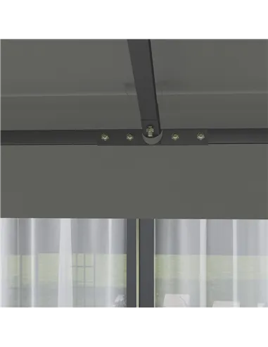 Outsunny 3 x 3(m) Gazebo Frame Replacement - Grey