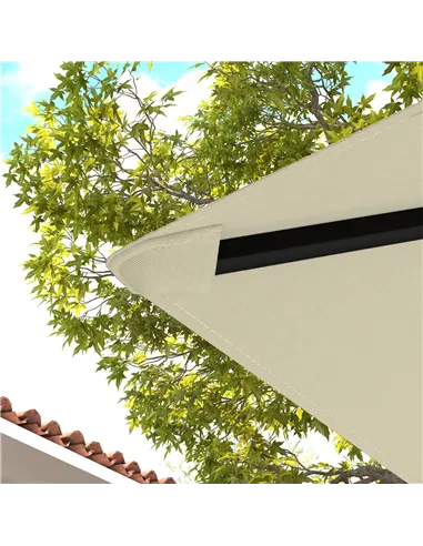 Outsunny 3 x 3(m) Gazebo Canopy Replacement, for 01-0867 - Cream