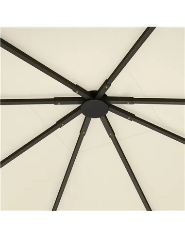 Outsunny 3 x 3(m) Gazebo Canopy Replacement, for 01-0867 - Cream