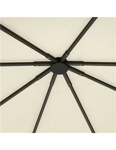 Outsunny 3 x 3(m) Gazebo Canopy Replacement, for 01-0867 - Cream