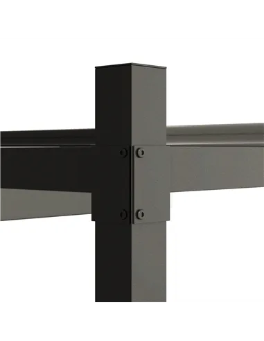 Outsunny 3 x 3(m) Metal Pergola with Retractable Roof and Magnetic Fixture, Outdoor Gazebo Garden Pergola Kit Sun Shade Canopy, 