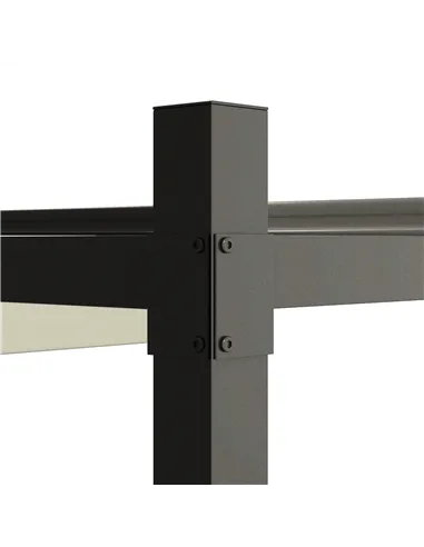 Outsunny 3 x 3(m) Metal Pergola with Retractable Roof and Magnetic Fixture, Outdoor Gazebo Garden Pergola Kit Sun Shade Canopy, 