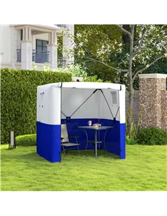 Outsunny 2 x 2m Pop-Up Gazebo, with Accessories - Dark Blue 2
