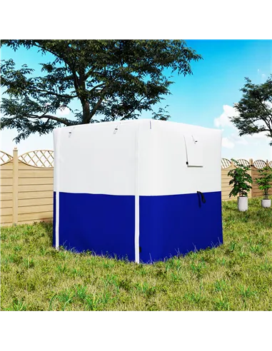 Outsunny 2 x 2m Pop-Up Gazebo, with Accessories - Dark Blue