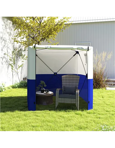 Outsunny 2 x 2m Pop-Up Gazebo, with Accessories - Dark Blue