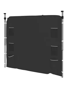 Outsunny 195 x 295cm Replacement Gazebo Sidewall - Black