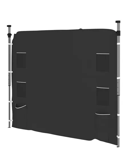 Outsunny 195 x 295cm Replacement Gazebo Sidewall - Black
