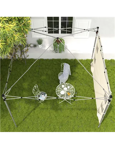 Outsunny 195 x 295cm Replacement Gazebo Sidewall - Beige