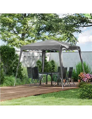Outsunny 2.5 x 2.5M Pop up Garden Tent - Grey