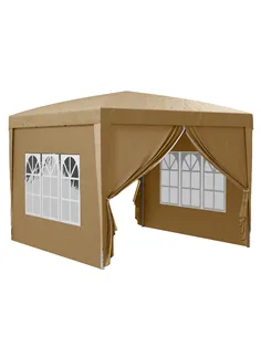 Outsunny 3 x 3(m) Pop Up Gazebo - Khaki