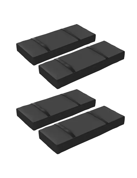 Outsunny Parasol Weights Set of 4, Parasol Base Weights Bags, 25kg Fillable Sandbag Weights with Handles, Cantilever Umbrella Ba