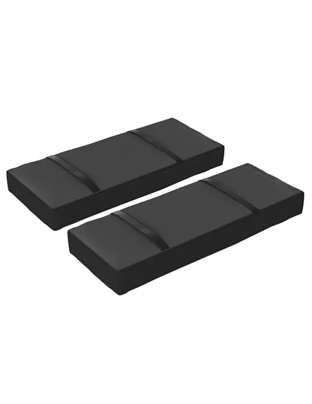 Outsunny Parasol Weights Set of 2, Parasol Base Weights Bags, 25kg Fillable Sandbag Weights with Handles, Cantilever Umbrella Ba