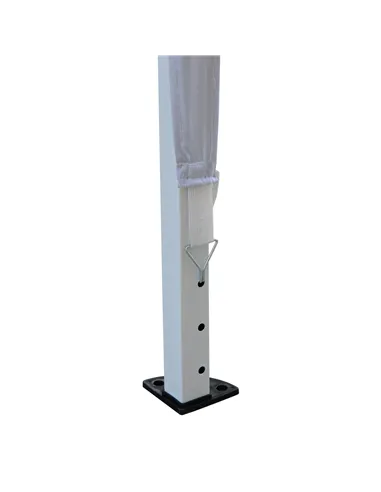 Outsunny 3 x 3M Garden Pop Up Gazebo Height Adjustable Marquee Party Tent Wedding Canopy with Carrying Bag, White