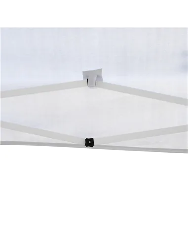 Outsunny 3 x 3M Garden Pop Up Gazebo Height Adjustable Marquee Party Tent Wedding Canopy with Carrying Bag, White