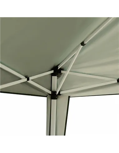 Outsunny 3 x 3M Garden Pop Up Gazebo Height Adjustable Marquee Party Tent Wedding Canopy with Carrying Bag, Green