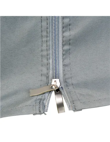 Outsunny 4m x 3(m)Garden Gazebo, Double Roof Outdoor Gazebo Canopy Shelter with Curtains, Solid Steel Frame for Lawn and Deck, G