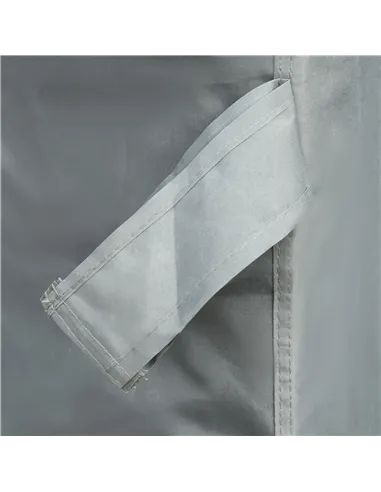 Outsunny 3.6 x 3(m) Outdoor Pergola with Retractable Roof and Curtains, Garden Gazebo Canopy Sun Shade Shelter with Aluminum Fra