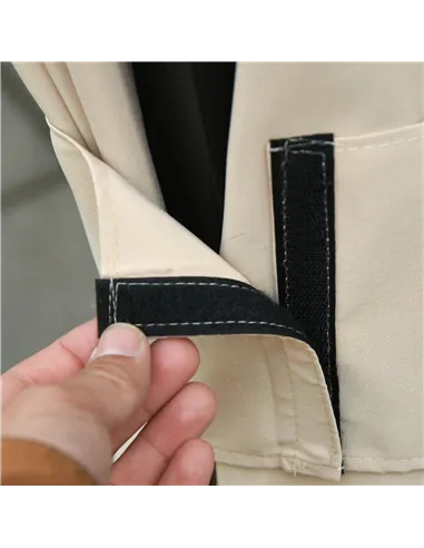 Outsunny 4 Pack Replacement Gazebo Curtains Privacy Panel for Most 3 x 4m Gazebo Canopy Pavillion Outdoor Shelter Sidewalls Acce