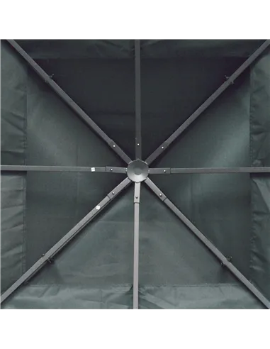 Outsunny Gazebo Roof Replacement, for 3 x 3(m) Frames - Grey