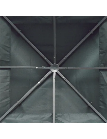 Outsunny Gazebo Roof Replacement, for 3 x 3(m) Frames - Grey