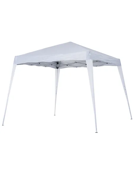 Outsunny 3 M x 3 M Base/ 2.5 M x 2.5 M Top Pop Up Gazebo with Carry Bag, Height Adjustable Slant Leg Party Tent Instant Event Sh