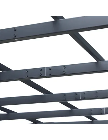 Outsunny 3 x 3 Meter Metal Pergola Garden Gazebo Grape Trellis for Climbing Plants Outdoor Sun Shelter Arbours