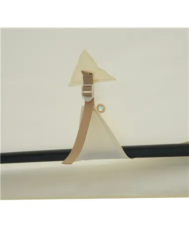 Outsunny 3 x 3 m Metal Gazebo, Garden Pavillion, Double Roof Outdoor Canopy Shelter with Mesh Sidewalls, Cream White