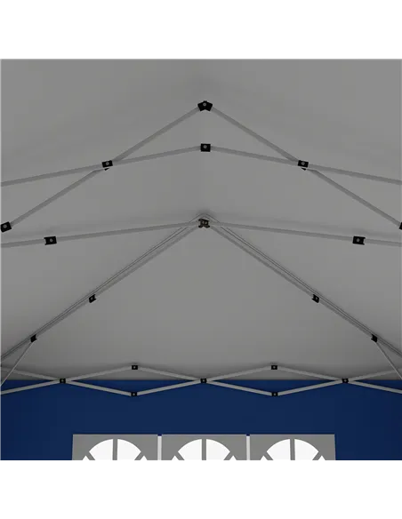 Outsunny 3 x 6 m Garden Pop Up Gazebo, Wedding Party Tent Marquee, Water Resistant Awning Canopy with Sidewalls, Windows, Carry 